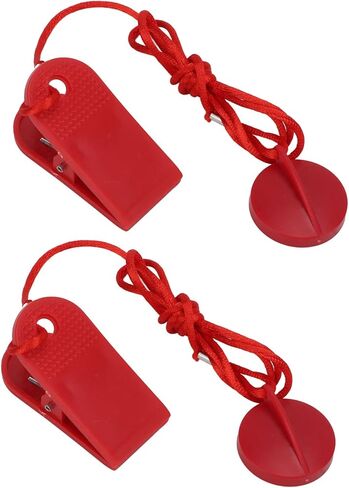 مفتاح أمان جهاز المشي، قطعتان من مفتاح الأمان المغناطيسي لجهاز المشي، مفتاح الأمان المغناطيسي، ملحقات اللياقة البدنية العالمية، مجموعة استبدال اللياقة البدنية in Kuwait