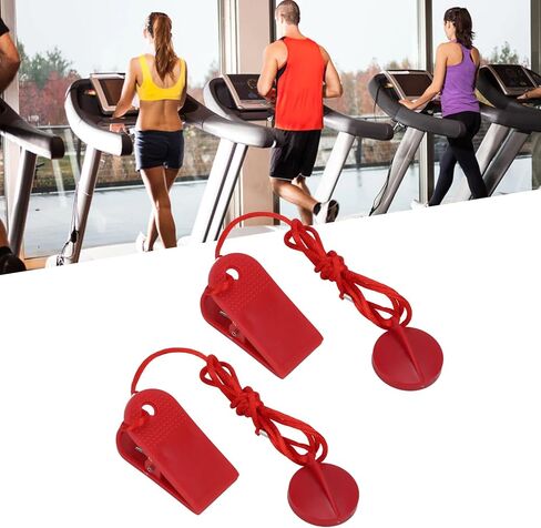 مفتاح أمان جهاز المشي، قطعتان من مفتاح الأمان المغناطيسي لجهاز المشي، مفتاح الأمان المغناطيسي، ملحقات اللياقة البدنية العالمية، مجموعة استبدال اللياقة البدنية in Kuwait