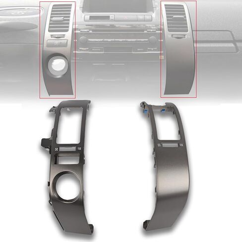 Pair Center Dash A/C Outlet Vent Trim Panel 55670-47060 55680-47020 Compatible with Toyota Prius 2004 2005 2006 2007 2008 2009 1.5L Left Right Side Different Color in Saudi Arabia
