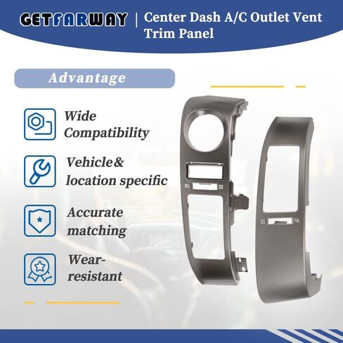 Pair Center Dash A/C Outlet Vent Trim Panel 55670-47060 55680-47020 Compatible with Toyota Prius 2004 2005 2006 2007 2008 2009 1.5L Left Right Side Different Color in Saudi Arabia
