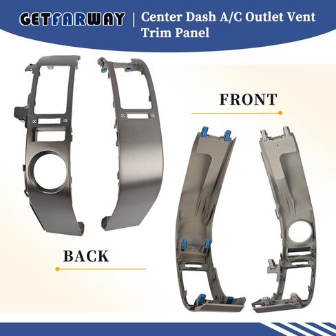 Pair Center Dash A/C Outlet Vent Trim Panel 55670-47060 55680-47020 Compatible with Toyota Prius 2004 2005 2006 2007 2008 2009 1.5L Left Right Side Different Color in Saudi Arabia
