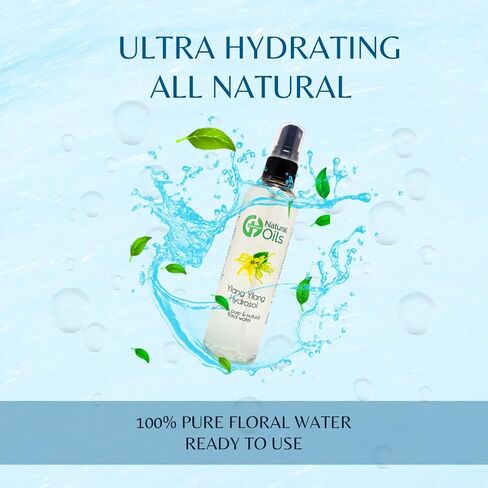 GreenHealth Chamomile Hydrosol (ماء الأزهار) - إبريق بلاستيكي سعة 16 أونصة سائلة مع غطاء - نقي 100% (ليس زيتًا) in Kuwait