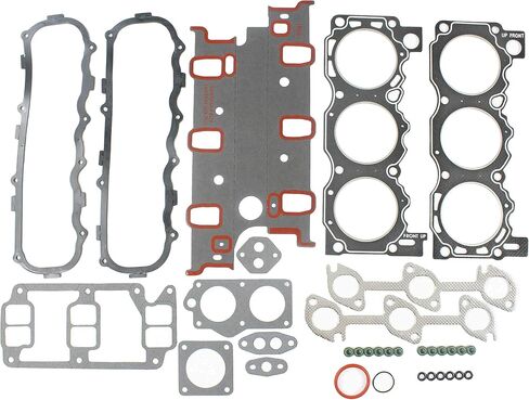 DNJ HGB421 مجموعة حشية رأس الأسطوانة مع مجموعة مسامير الرأس لـ 1986-1992 Ford Bronco II 2.9L 177cid V6 OHV in Saudi Arabia