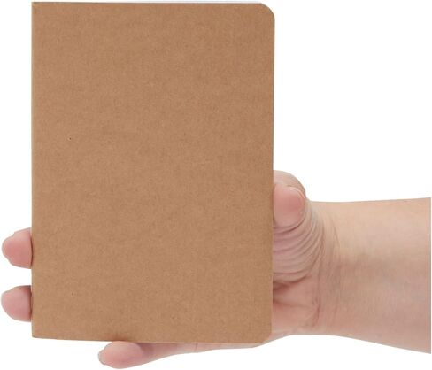 Paper Junkie 12 حزمة من دفاتر ملاحظات ورق الكرافت مقاس A6، 4x6 في مجلة الكتابة مع 80 صفحة مبطنة، مجموعة دفاتر ملاحظات للطلاب والكتابة والفصول الدراسية والسفر والأعمال التجارية واللوازم المكتبية in Kuwait
