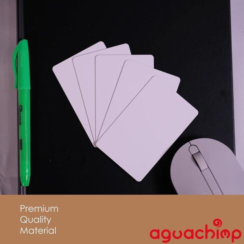 AguaChimp-500PAK بطاقة هوية بيضاء فارغة من PVC بجودة رسومية CR80 30MIL لطابعة شارة الهوية in Kuwait