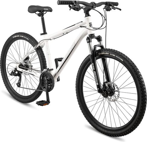 Mongoose Montana Sport and Comp Men and Women Mountain Bike, 18 or 21-Speed Drivetrain with Trigger Shifters, 15 to 18.5-Inch Frames, 27.5-Inch Wheels in Saudi Arabia