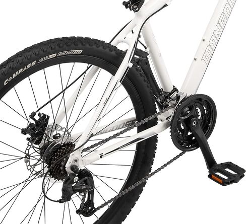 Mongoose Montana Sport and Comp Men and Women Mountain Bike, 18 or 21-Speed Drivetrain with Trigger Shifters, 15 to 18.5-Inch Frames, 27.5-Inch Wheels in Saudi Arabia