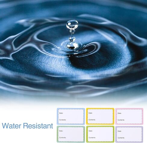 250 قطعة من ملصقات الطعام، ملصقات قابلة للإزالة مقاس 1.2 × 2 بوصة لحاويات الطعام، ملصقات الفريزر للكتابة عليها، سهلة التنظيف ولا تترك أي بقايا، شريط تجميد المطبخ للكتابة عليه، ملصقات تاريخ الطعام in Kuwait