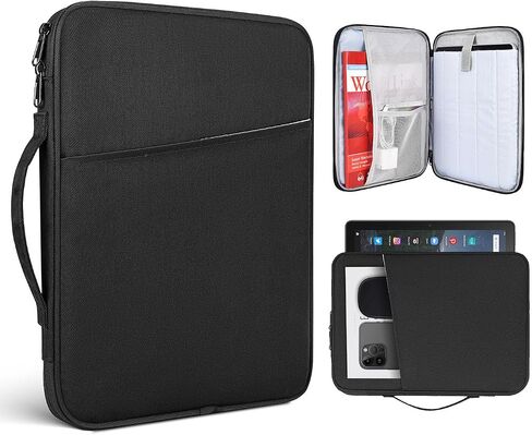 حافظة حمل تابلت مقاس 9-11 بوصة لجهاز Amazon Fire Max 11 2023/10.1" Fire HD 10 Plus Kids Pro، Samsung Galaxy Tab S8 S7 A8 A7 A S6 11" 10.5"/iPad Pro 2024 حقيبة حمل واقية بمقبض (أزرق) in Saudi Arabia