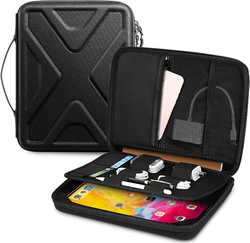 SITHON 11 Inch Portfolio Sleeve Case for 2026 iPad Air 11-inch (M4/M3/M2) | iPad (A16) 11th 2025, 11 Inch Pro M5/M4, 10.9"/10.2" iPad, Shock Absorption Tablet Carrying Organizer with Accessory Pocket in Kuwait