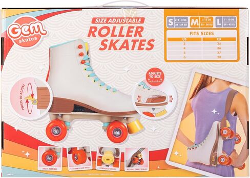 زلاجات رباعية - كريمي، مقاس 7-10 in Kuwait