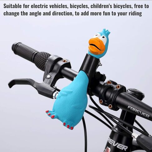 N/H Children's Bicycle and Scooter Horn, Cute and Funny Squeeze Horn，for Children, Adults, Bicycles, Motorcycles,Squeaks Up to 25 Seconds - Squawking Novelty Gag Gift in Saudi Arabia