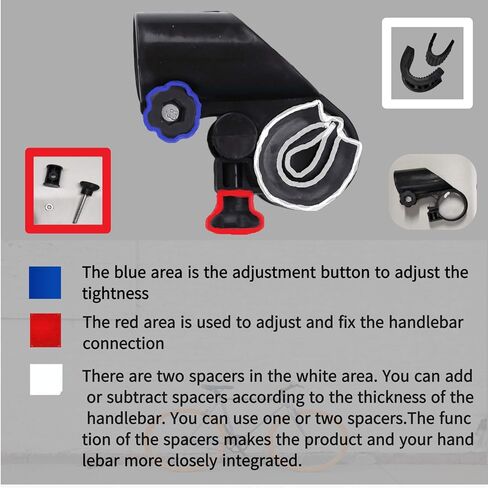 N/H Children's Bicycle and Scooter Horn, Cute and Funny Squeeze Horn，for Children, Adults, Bicycles, Motorcycles,Squeaks Up to 25 Seconds - Squawking Novelty Gag Gift in Saudi Arabia