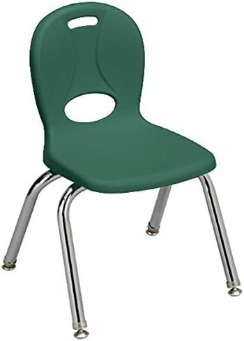 كراسي مرحلة ما قبل المدرسة من سلسلة الهياكل LNT-110-CSW-AS من Learniture، باللون الأحمر والأخضر والأصفر والأزرق (عبوة من 4 قطع) in Saudi Arabia