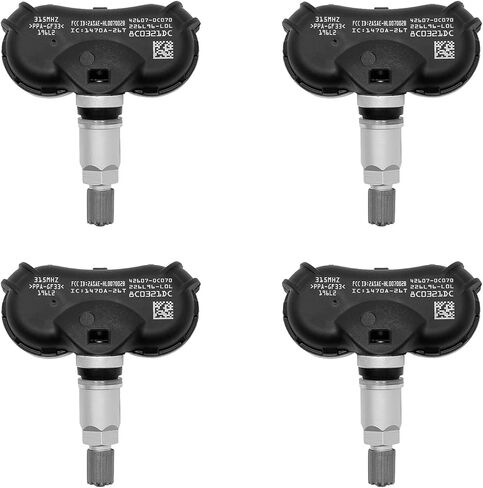 مستشعر ضغط الإطارات HQPASFY 315 ميجا هرتز TPMS 4 قطع متوافق مع 07-18 تويوتا سيكويا تندرا 06-19 سيينا يستبدل # 42607-0C070، 42607-08010، 42607-0C050 in Saudi Arabia
