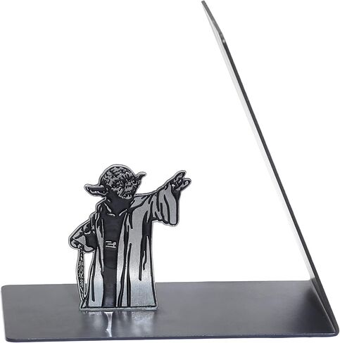 GuoShuang ملحقات المكتب الرائعة مساند الكتب المعدنية Yoda، هدية حرب النجوم للرجال ملحقات المكتب نهاية الكتاب g in Kuwait
