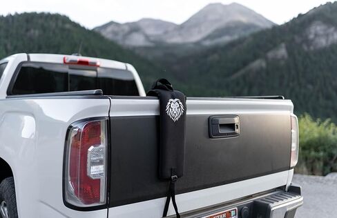 وسادات ممتازة للدراجات ذات الباب الخلفي - تنقل دراجة جبلية واحدة، أو دراجة طريق، أو BMX - لا تحجب الكاميرا الاحتياطية - أشرطة آمنة - وسادة سميكة - تناسب جميع الشاحنات - مادة متينة in Kuwait