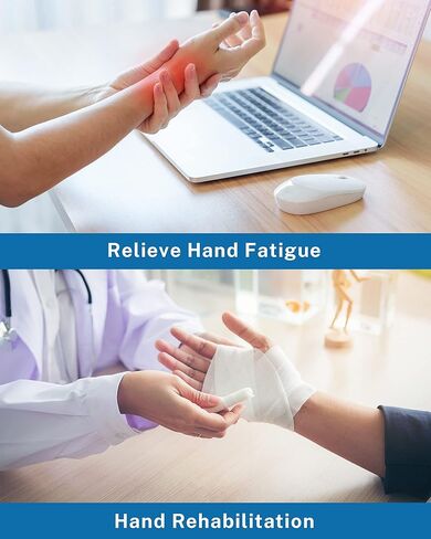 مقوي قبضة اليد من جونيكس مع عداد، مجموعة تدريب الساعد (5 عبوات)، مدرب قوة قبضة المقاومة قابل للتعديل، تمرين الإصبع/ممد، حلقة قبضة، كرة قبضة للتعافي والرياضيين in Kuwait