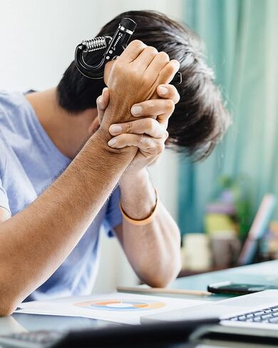 مقوي قبضة اليد من جونيكس مع عداد، مجموعة تدريب الساعد (5 عبوات)، مدرب قوة قبضة المقاومة قابل للتعديل، تمرين الإصبع/ممد، حلقة قبضة، كرة قبضة للتعافي والرياضيين in Kuwait