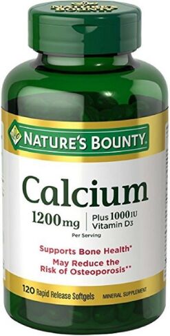 Nature's Bounty Calcium Plus Vitamin D, 120 Count (Pack of 2) in Saudi Arabia