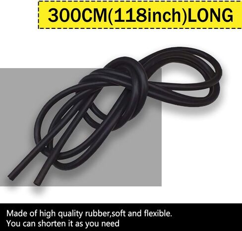 Windshield Washer Hose Kit - 3 Meter Universal Washer Fluid Hose, Windshield Washer Nozzles with 6 Pcs Hose Connectors for Most Cars Windshield Fluid Tubing in Saudi Arabia