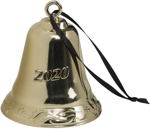 Harley-Davidson 2020 Functional Metal Bell Ornament - Gold Finish HDX-99197 in Saudi Arabia