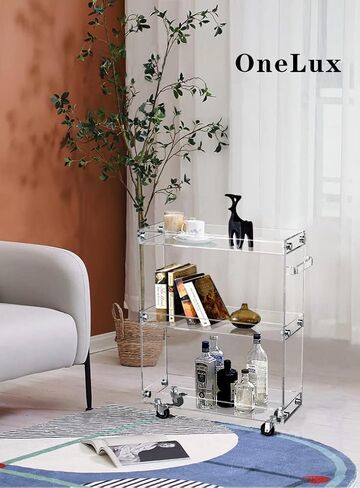 عربة تخزين نحيفة من الأكريليك ذات 3 طبقات، أرفف ضيقة للحمام والمطبخ والأماكن الضيقة (2008) in Kuwait