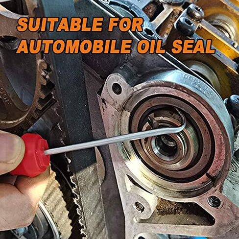 مجموعة اختيار وخطاف دقيقة - مجموعة مكونة من 4 قطع، مانع تسرب زيت السيارة/حلقة دائرية، مزيل سحب خطافات صغيرة دقيقة in Kuwait