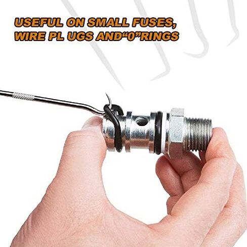 مجموعة اختيار وخطاف دقيقة - مجموعة مكونة من 4 قطع، مانع تسرب زيت السيارة/حلقة دائرية، مزيل سحب خطافات صغيرة دقيقة in Kuwait