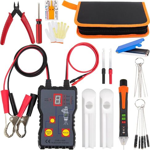 أداة تشخيصية لاختبار الحاقن الاحترافي مع 4 أوضاع وقود Pluse اختبار نظام الوقود القوي مجموعة أدوات المسح الضوئي عالميًا in Kuwait