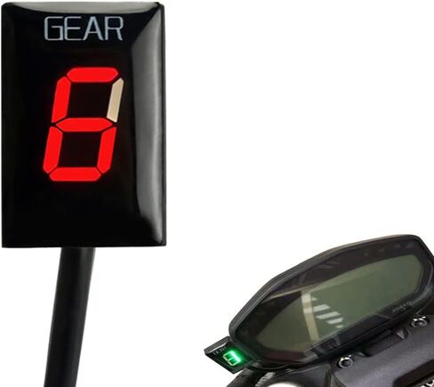 1-6 Speed LED Digital Gear Indicator Display Meter Waterproof for Ducati Cafe Racer Monster 696 795 796 797 821 1100 1200 1200 S R Scrambler Supersport Superbike Streetfighter Hyper Motard in Kuwait