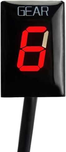 1-6 Speed LED Digital Gear Indicator Display Meter Waterproof for Ducati Cafe Racer Monster 696 795 796 797 821 1100 1200 1200 S R Scrambler Supersport Superbike Streetfighter Hyper Motard in Kuwait