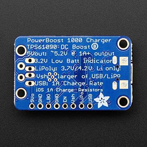 شاحن Adafruit PowerBoost 1000 - قابل لإعادة الشحن 5V Lipo USB Boost @ 1A - 1000C in Saudi Arabia