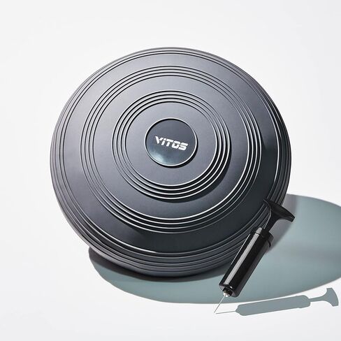 قرص التوازن القابل للنفخ من فيتوس | وسادة اهتزاز لتدريب اللياقة البدنية الأساسية لمقاعد كراسي المكتب، وإعادة التأهيل، والتمرين، والأيزوكينتكس in Kuwait