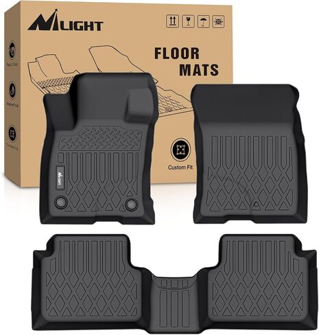 Nilight Cargo Mats for Ford Bronco 4 Door 2021 2022 2023 2024,All Weather Protection Heavy Duty Cargo Liners in Saudi Arabia