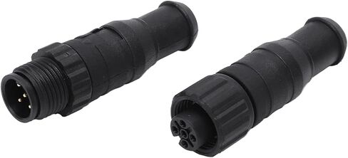 2PCS Marine for NMEA 2000 Terminators M12 Male Female 5 Pin Water Resistant for Lowrance Networks in Saudi Arabia