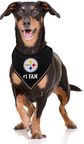 NFL Buffalo Bills Personalized Tie Bandana for Dogs & Cats, Size Large/X-Large. Custom Dog Bandana Scarf Bib for Pet Cat Dog. The Ultimate Game-Day & Party Customizable Bandana in Saudi Arabia