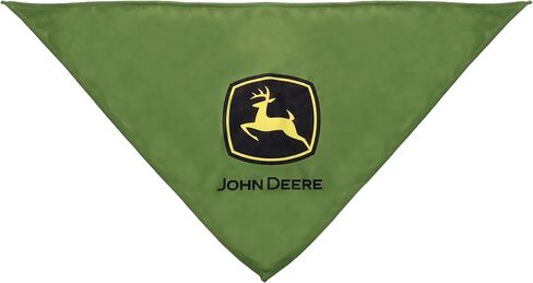 John Deere TIE Bandana for Dogs & Cats. Soft Mesh, Adjustable, Stretchable Pet Bandana Easily Tie Around Dog’s Neck for Easy Wear. for Farmers, Hard Hat Workers & John Deere Fans! Size: Small-Medium in Saudi Arabia