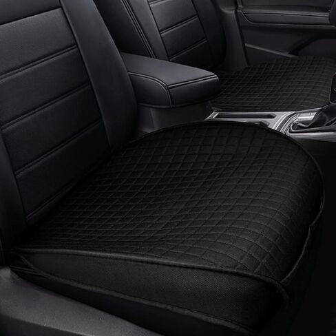 GREENSINDOOR Car Seat Cover - Cars Linen Front Seat Covers Car Seat Protector Breathable Comfort Anti-Slip Universal for Most Automotive, Van, SUV, Truck (1+1 Pack) in Saudi Arabia