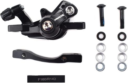 العالمي الأسود دراجة دراجة الجبهة القرص الميكانيكية الفرامل الفرجار F160 R140 in Kuwait