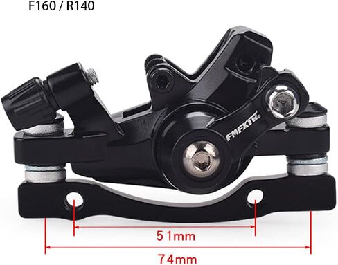العالمي الأسود دراجة دراجة الجبهة القرص الميكانيكية الفرامل الفرجار F160 R140 in Kuwait