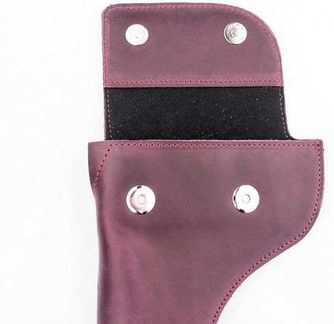 حقيبة رقبة Alto/Tenor Saxophone مصنوعة من جلد Crazy Horse الأصلي من MG Leather Work. حقيبة ساكس للرقبة، حامل رقبة ألتو تينور الساكسفون وإكسسوارات الساكسفون (ألتو، أسود) in Kuwait