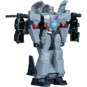 Transformers EarthSpark 1-Step Smash Changers Megatron 4-Inch Action Figure, Robot Toys for Boys and Girls 6 and Up