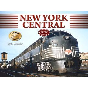 Tide-Mark ، New York Trains Central Railroad 2025 Wall Calendar