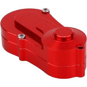 Aluminum Center Gearbox Housing Set Transmission Covers for Losi 1/18 Mini LMT 4X4 Brushed Monster Truck RTR-LOS01026 Upgrades Part (red)