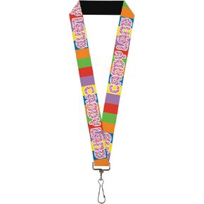 Hasbro Lanyard ، Candy Land Game Logo Colls Multi Color ، مرن