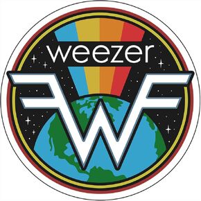 C & D Visionary Weezer Earth Rainbow Sticker ، متعدد الألوان