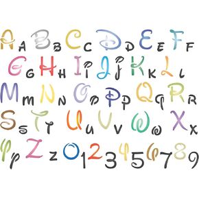 alphabet stencil ، 8.5 × 6 بوصة - (0.75 بوصة) أحرف الأرقام خط الرسوم المتحركة (1 جهاز كمبيوتر)