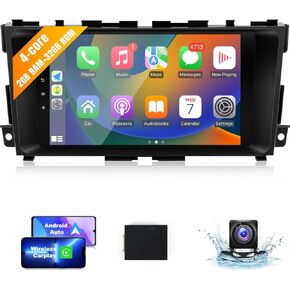 Leadfan Car Stereo Radio for Nissan Teana Altima 2013 2014 2015 2016 2017 2018 Wireless Carplay & Android Auto, 10.1 inch Touch Screen for Nissan Android Stereo Bluetooth in Dash GPS WiFi FM SWC