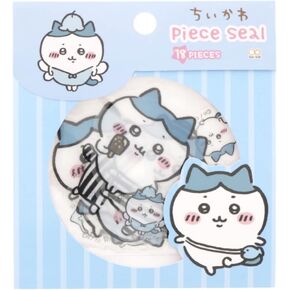 قرطاسية Sun-Star S8587124 ملصقات Chiikawa ، ملصقات السلام ، الأزرق